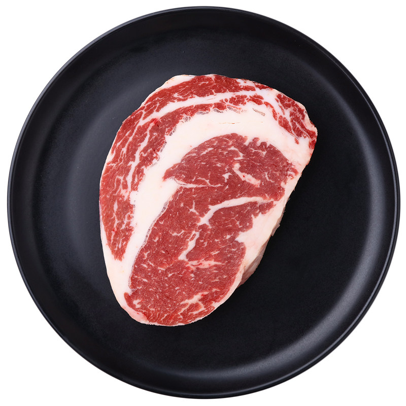 澳洲进口谷饲纯种黑安格斯m3 肉眼200g新鲜雪花牛肉牛排眼肉牛扒