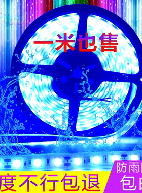 LED高亮灯带5050套管防水灯带 60灯12V灯带七彩灯带白色 低压灯带