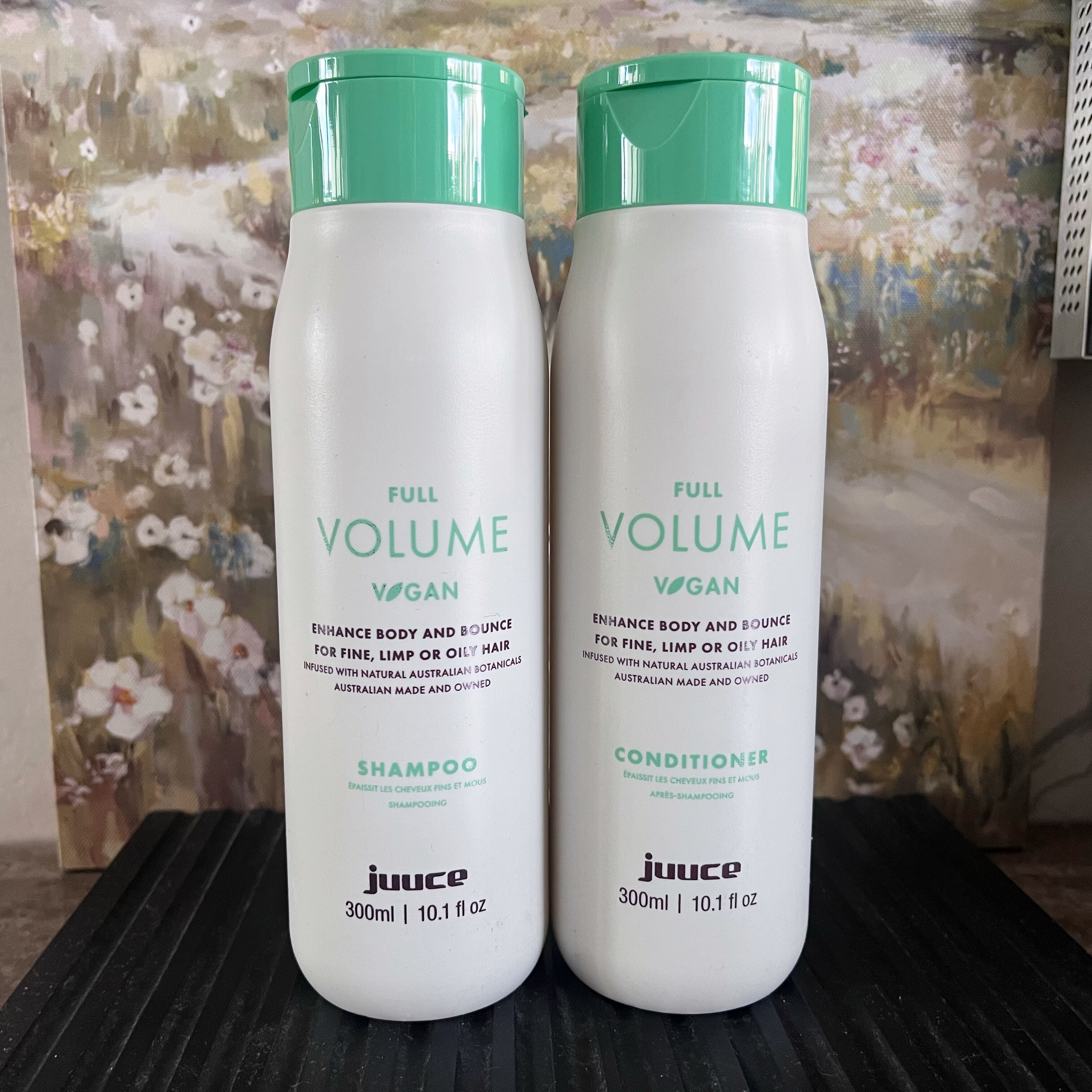 澳洲Juuce有机水解大米蛋白丰盈强韧洗发水护发素300ml/1000m l