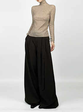 解余 JIEYU 超细美丽诺羊毛堆堆领内搭