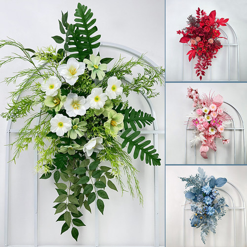 新款婚庆道具仿真花订婚布置装饰