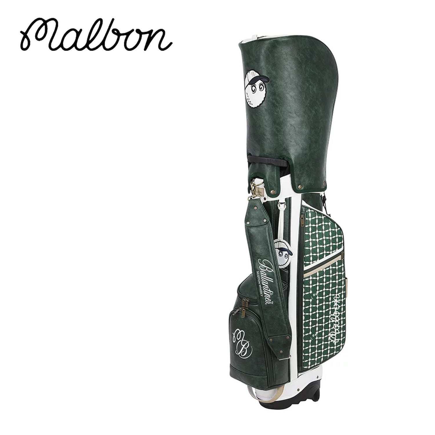 Malbon防水双帽高尔夫球包