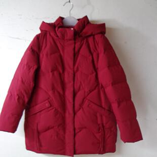 2024新款可拆卸帽中长款简约加厚羽绒服女通勤外套羽绒服Y309308Y