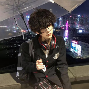 P5女神异闻录cos男主雨宫莲cos服 芳泽霞全套cosplay常服面料收腰