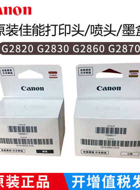 佳能原装打印头G2820喷头G2860 G2830 G2870打印机墨盒墨水黑彩色