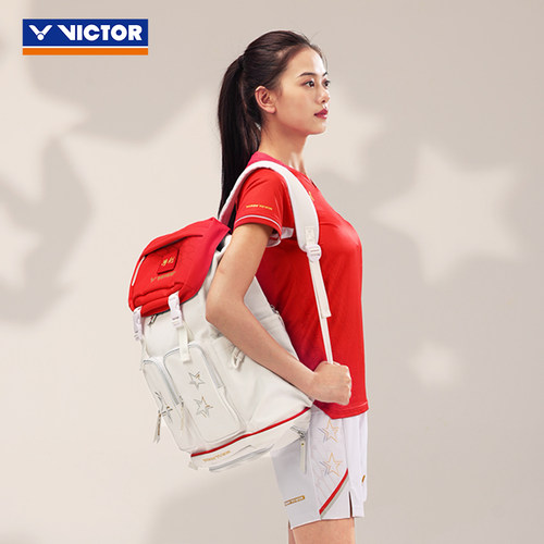 威克多victor胜利羽毛球包5021双肩多功能大容量3支装带独立鞋仓