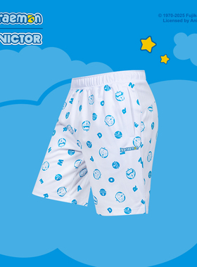 威克多victor胜利羽毛球短裤哆啦A梦联名透气吸汗高弹力训练比赛