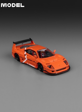 DM MODEL 1:64 法拉利 LBWK F40 零战橙 合金仿真汽车模型