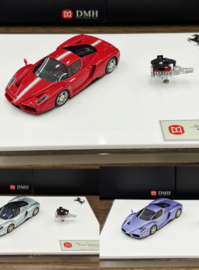 DMH 1:64 法拉利 恩佐 ENZO 带引擎  高端树脂仿真汽车模型
