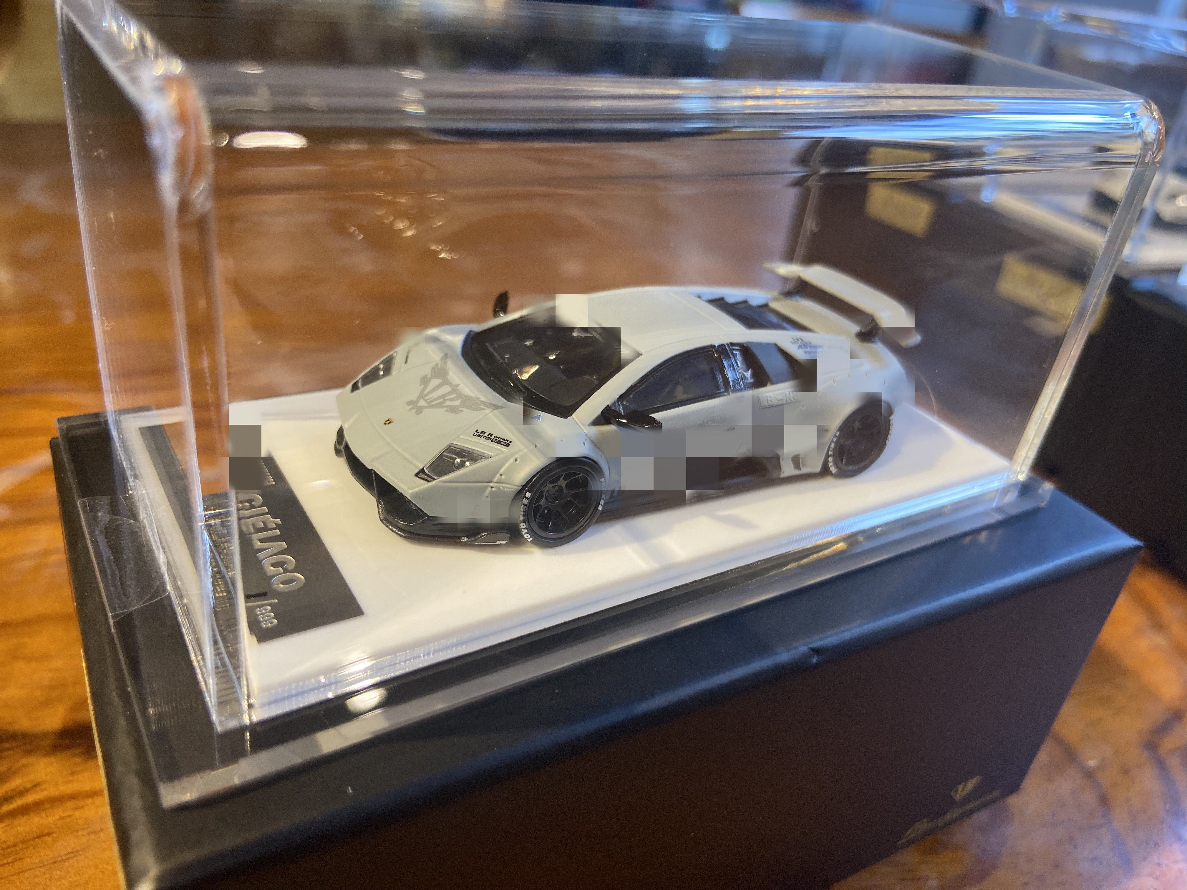 原厂 1:64 兰博基尼 LP670 蝙蝠 战斗灰 树脂仿真汽车模型