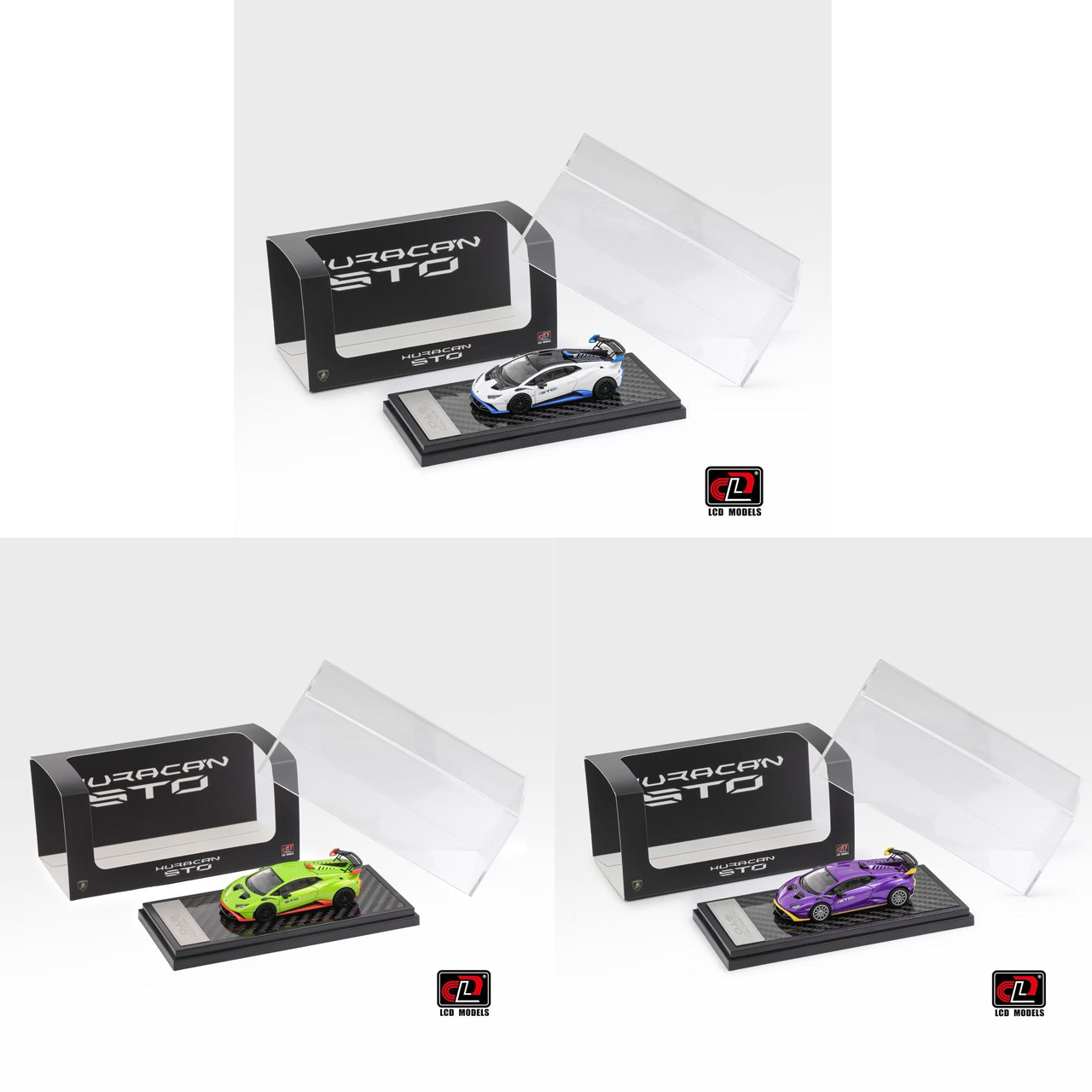 LCD 1:64 兰博基尼 Huracan STO 小牛 合金仿真汽车模型