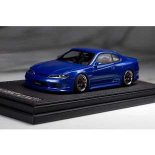 Ignition IG 1:43 尼桑 Vertex S15 Silvia 金属蓝 仿真汽车模型