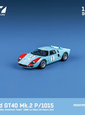 Findclassically 1:64 福特 GT40 MK2 勒芒大赛冠军 合金汽车模型