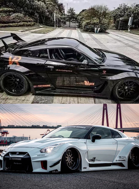 Wiold OX 1:64 尼桑 LBWK 35GT-RR 树脂仿真汽车模型