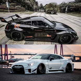 树脂仿真汽车模型 Wiold 35GT LBWK 尼桑