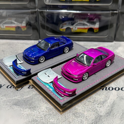 Mortal 1:64 Ridge S14 240SX KOUKI 后期 合金汽车模型