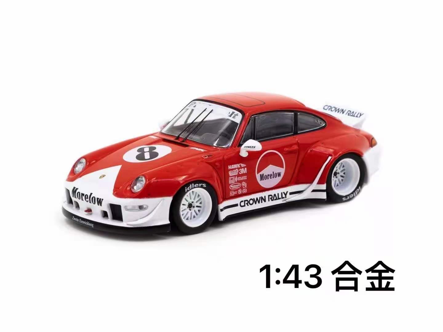 Tarmac Works 1:43 保时捷 RWB993 Morelow 万宝路 合金汽车模型