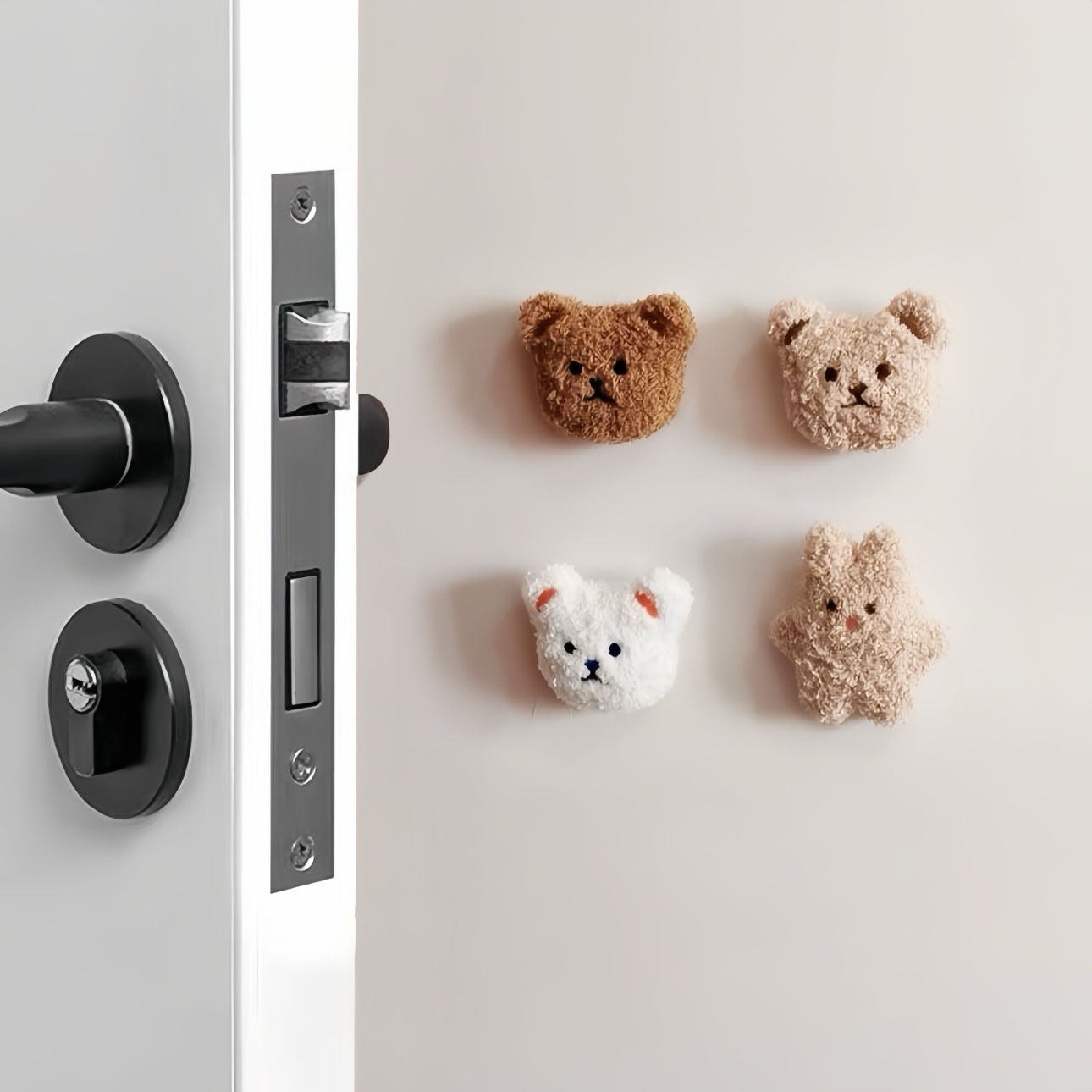 韩版ins风小熊儿童房门把手静音防撞垫贴门后缓冲墙壁保护垫
