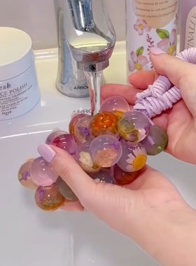 水晶葡萄香皂家用手工香薰皂洗手仿真创意肥皂旅游冷制皂伴手礼品