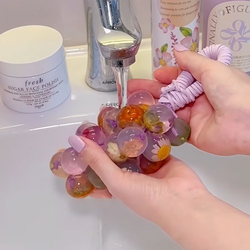 水晶葡萄香皂家用手工香薰皂洗手仿真创意肥皂旅游冷制皂伴手礼品