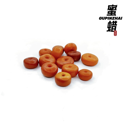 藏式蜜蜡扣子精品珠宝文玩