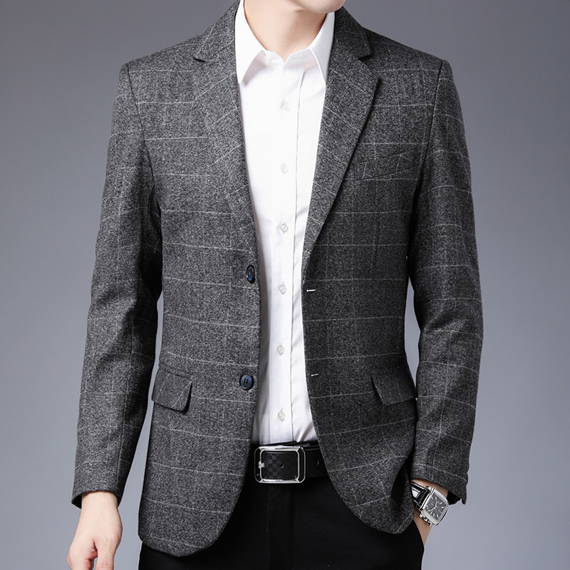 S8019西服 2021春季新款西服男西装韩版休闲外套商务男装P150图片