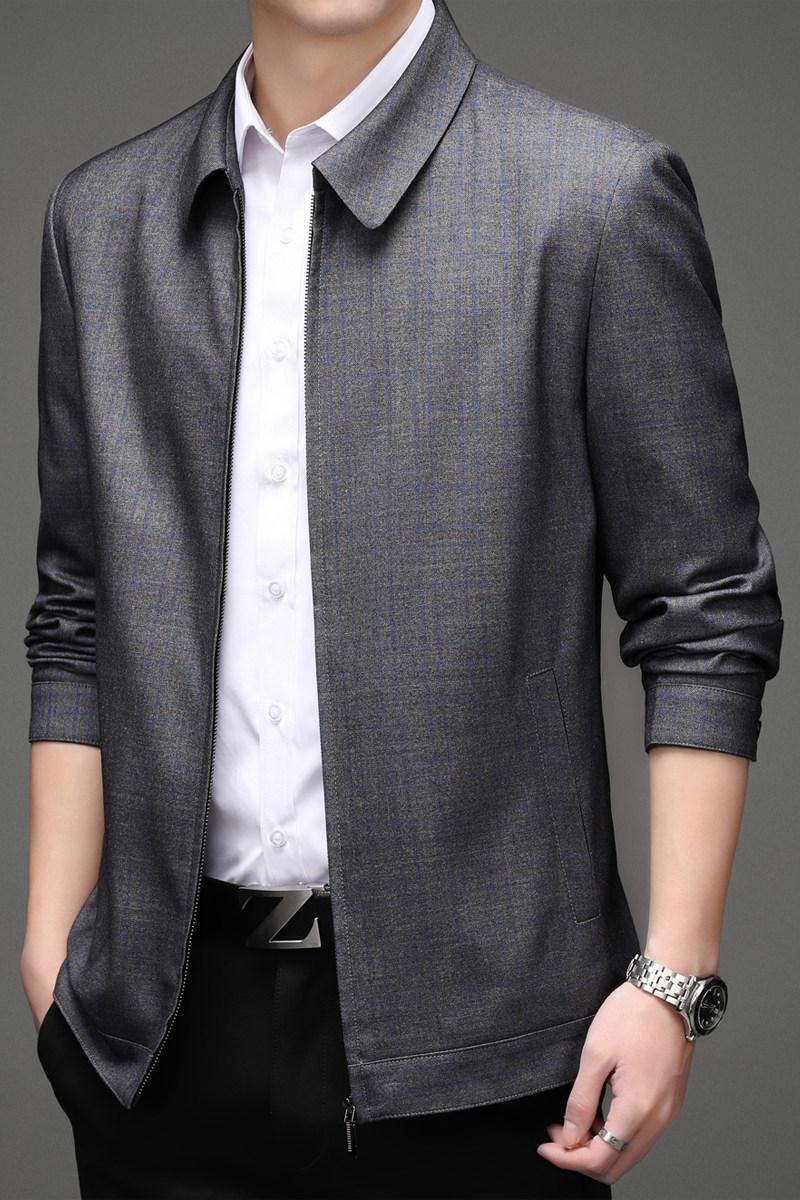 MY2122男士2021年秋季新款长袖外套休闲翻领青年毛呢大衣外套P163,男装夹克,电商B360