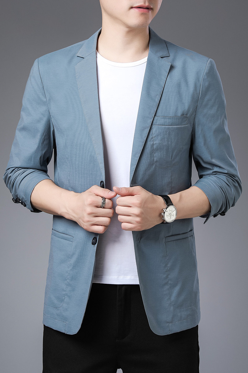 YY186617西服2023秋季新款西装男西服简约外套商务休闲男装P200,男装西服,电商B360