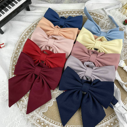 【肖十二】原创jk纯色领结制服配饰水手服学院风衬衫蝴蝶结巨羽根