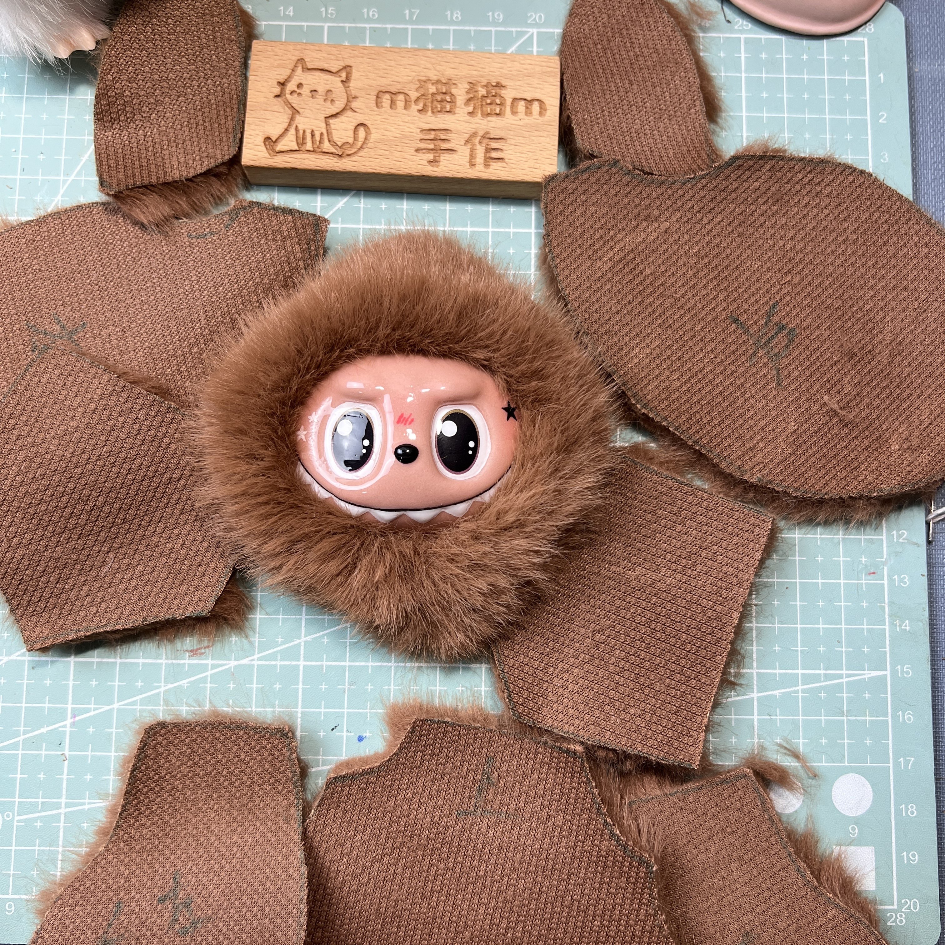 labubu拉布布材料包手工diy