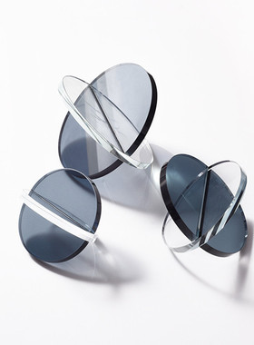 几何立体样板间书柜轻奢风装饰品