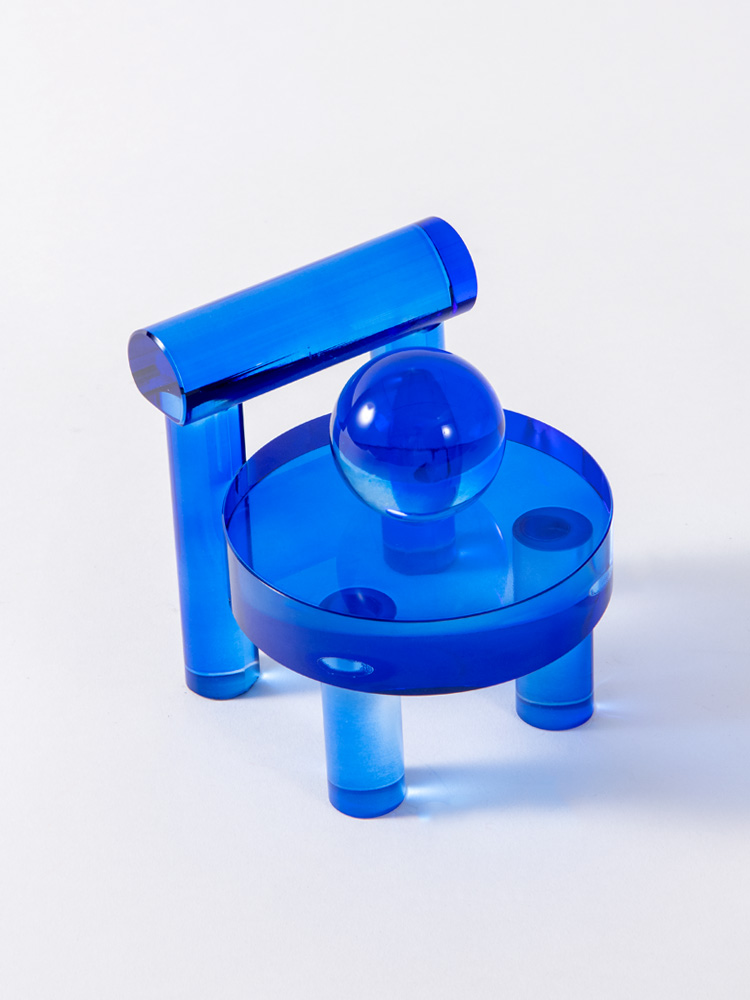 水晶球金属会所轻奢风软装饰品