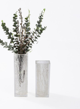 轻奢样板房客厅插花软装饰工艺品