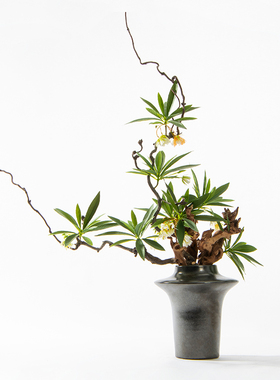 新中式仿真花盆景仿真绿植