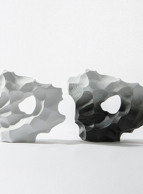 新中式风博古架书柜艺术储物罐