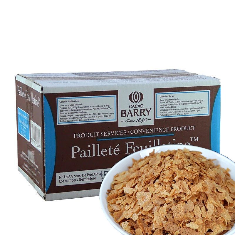 法国进口可可百利薄脆片 薄脆碎饼干 饼干脆片 蛋糕碎片500g包邮