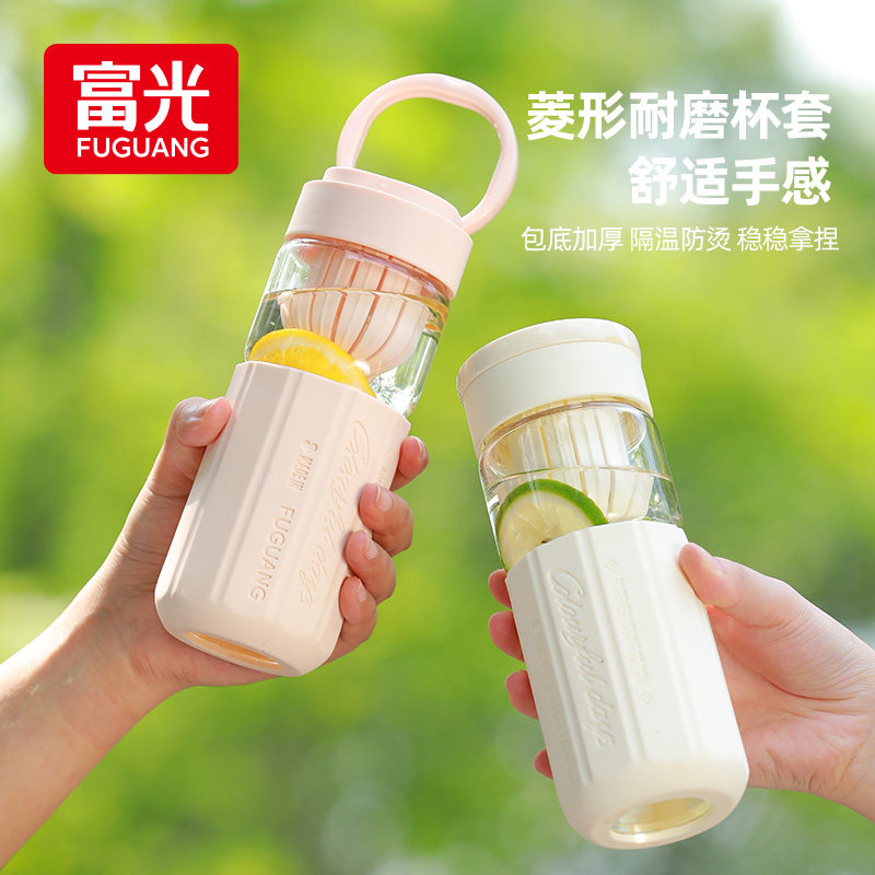 富光女士玻璃杯高颜值茶水分离图片