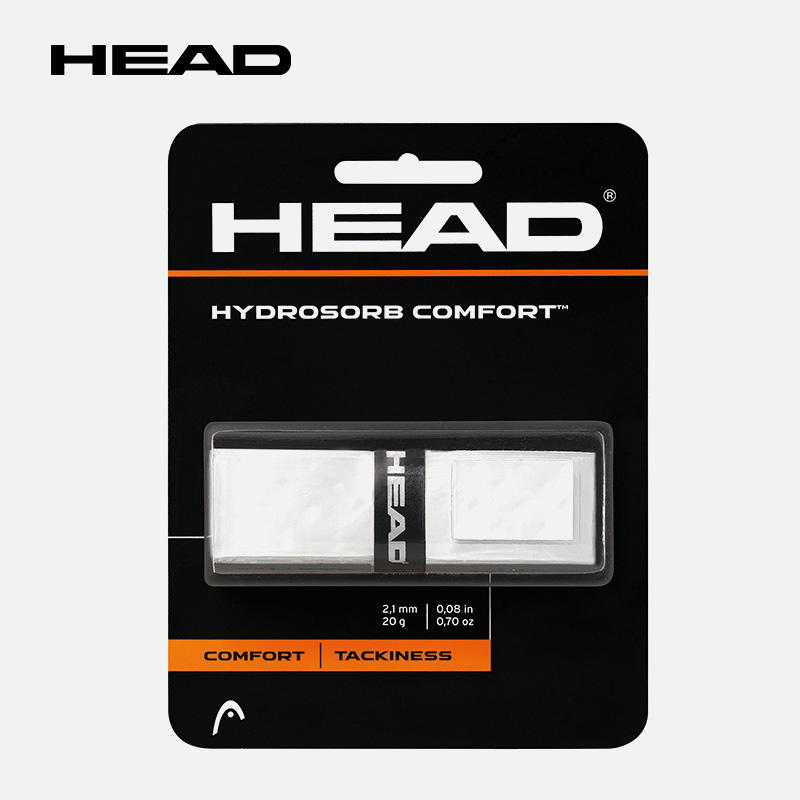 HEAD海德网球拍握把皮网球柄皮透气舒适HYDROSORB COMFORT握把