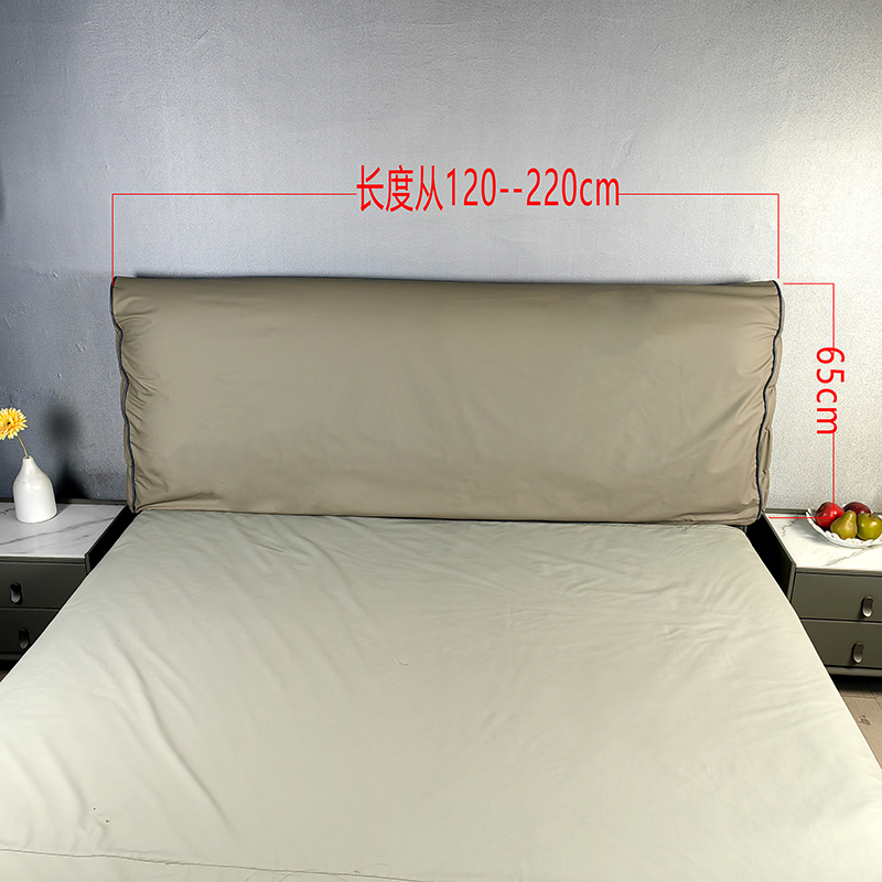 防水防尿猫爪皮材料床头罩