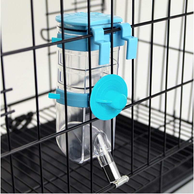 华宠狗狗猫喝水不湿嘴挂式饮水器