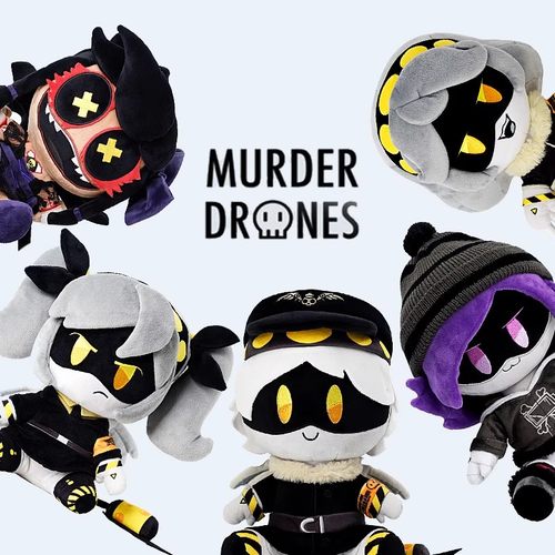 新品无机杀手murder drones plush周边玩偶毛绒公仔玩具娃娃礼物