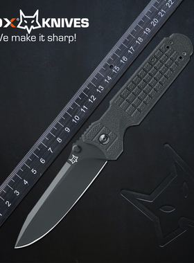 意大利狐狸FOX铁血战士446户外迷你小折叠刀随身便携户外工具刀