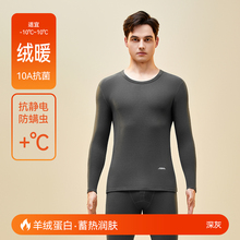 【大嘴猴】10A级抗菌羊绒保暖套装