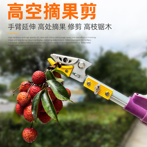 高空摘神器葡萄荔枝杨梅伸缩剪刀