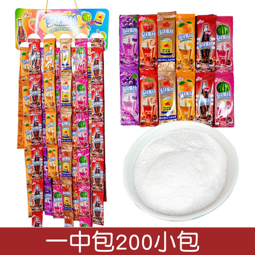 海太多味果粉红牛味可乐草莓西瓜味固体饮料冷热速溶果汁冲泡饮品