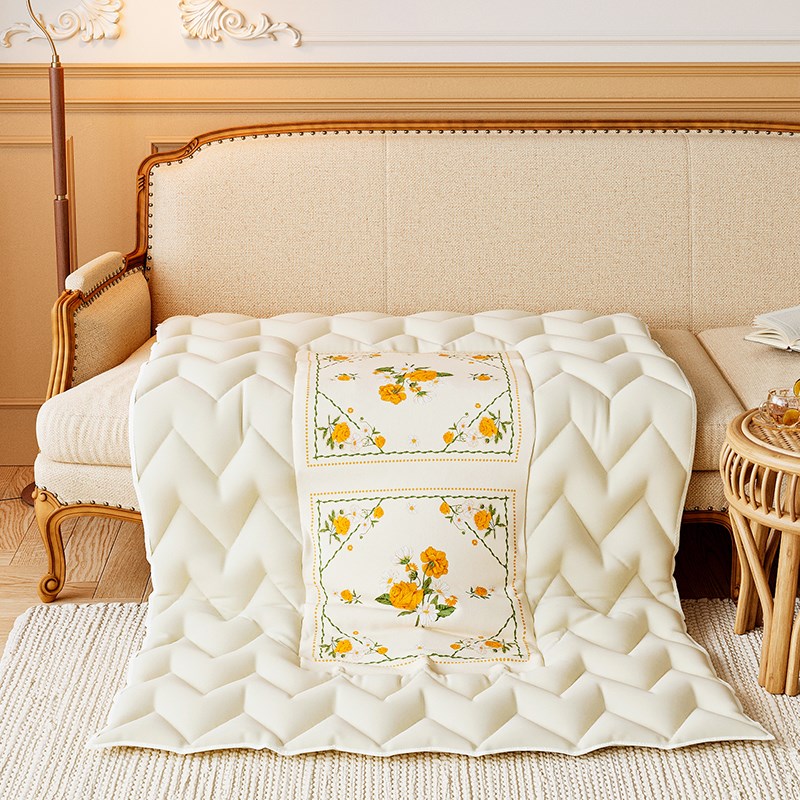 清新雏菊车载两用抱枕被二合一办公室靠枕被子两用卧室沙发空调毯