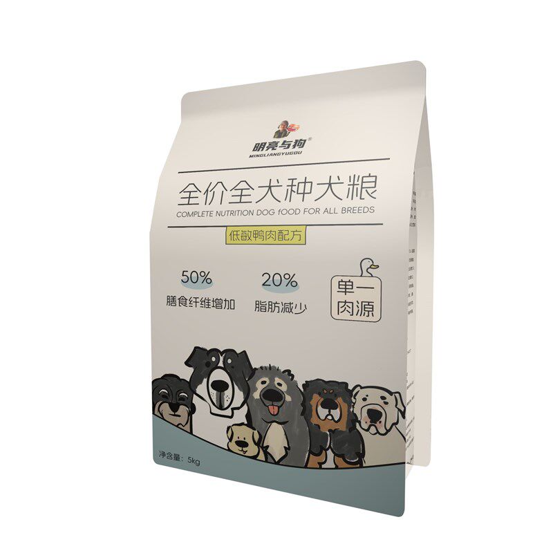 全价全犬种全犬期犬粮低敏鸭肉通用型狗粮膨化粮5公斤装