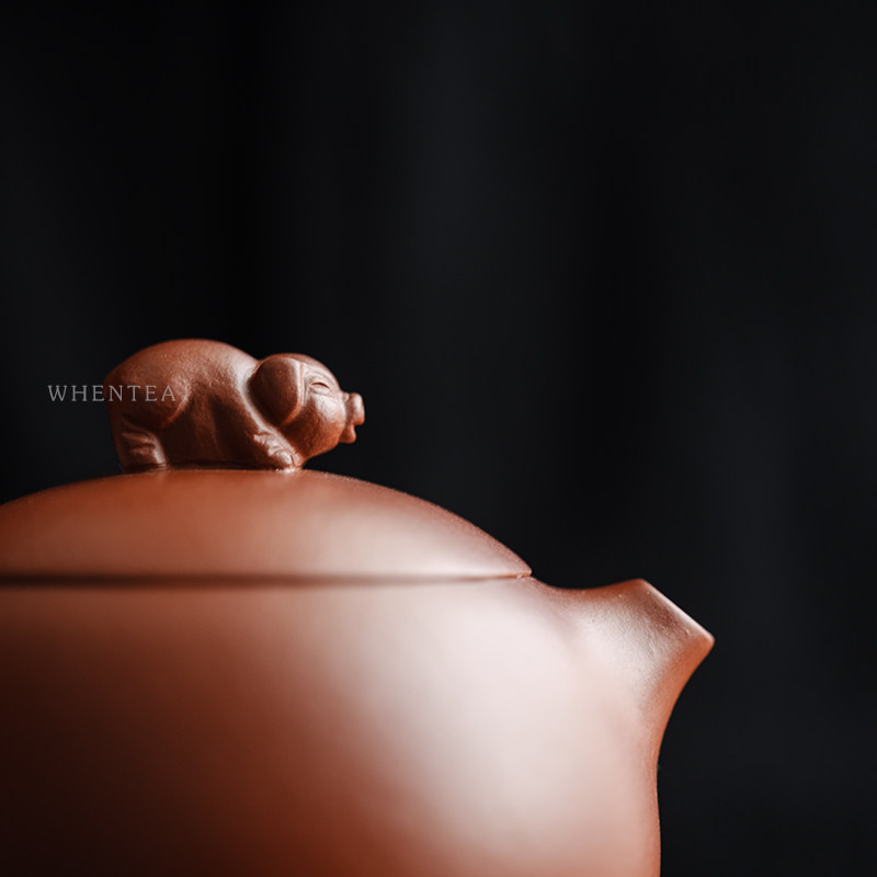 赵庄朱泥吉猪紫砂茶壶 宜兴手工雕制 人文西施小壶 130cc,餐饮具,茶壶,淘宝优惠券,粉丝福利购,淘宝优惠卷