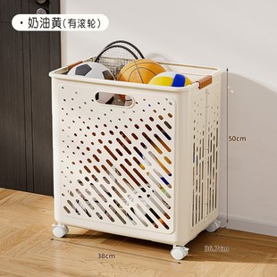 球类收纳筐家用篮球足球羽毛球收纳架置物架儿童防尘大容量储物架