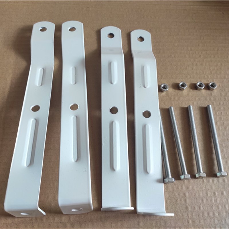 散热器加厚铁板片托固定架8050暖气片家用落地支架配件薄墙支腿架